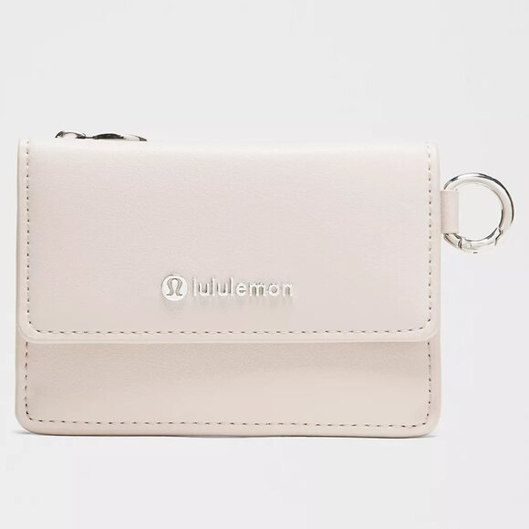 Lululemon Leather Alternative Front-Flap Card Case - Picture 1 of 7